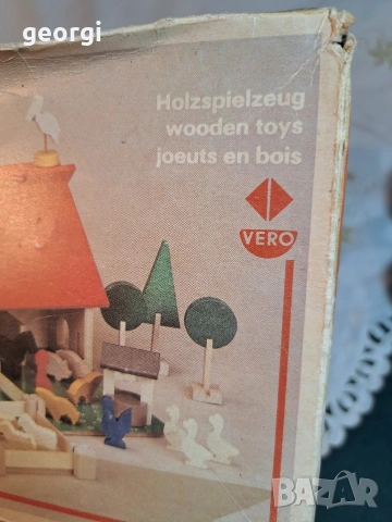 ретро немска игра Vero с дървени фигурки 33/2, снимка 12 - Фигурки - 53396124