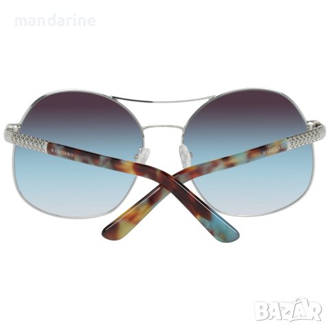 GUESS BY MARCIANO 🍊 Дамски метални слънчеви очила "SILVER & GREEN" нови с кутия, снимка 4 - Слънчеви и диоптрични очила - 43201445