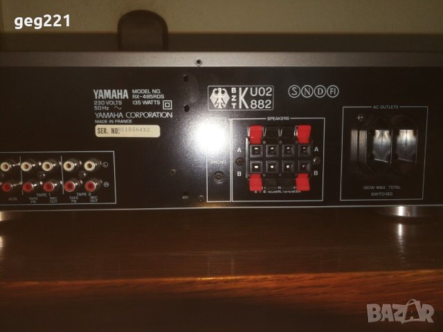 Ресийвър Yamaha RX 485 RDS Nature Sound, снимка 7 - Ресийвъри, усилватели, смесителни пултове - 43526678