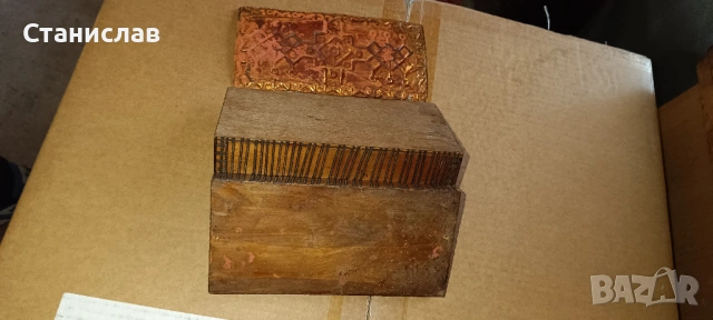 Дървени кутий , снимка 3 - Антикварни и старинни предмети - 53306635