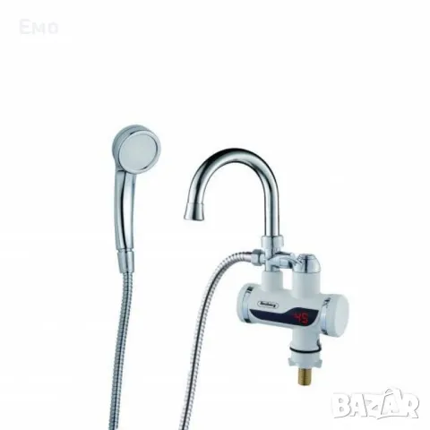 Нагревател за вода, 2 в 1 + душ слушалка, вертикален - 3000W, Бял, снимка 5 - Бойлери - 48541430