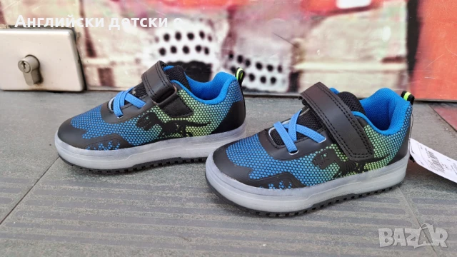 Английски детски светещи кецки/маратонки-Tu