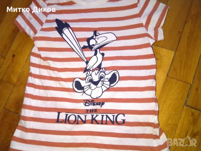 Детска блуза  24-36 98см 2-3г отлична Дисни Лайън Кинг, снимка 2 - Детски Блузи и туники - 43780080