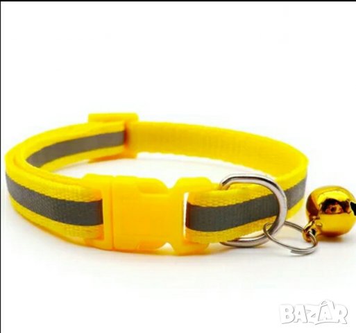 Нашийници за малки кчета и котки със светлоотразителна лента. Каишка/ Нашийник за малко куче и котка, снимка 10 - За кучета - 32880448