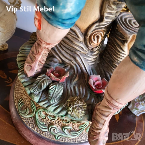 Огромна антикварена статуетка , снимка 5 - Антикварни и старинни предмети - 50752240