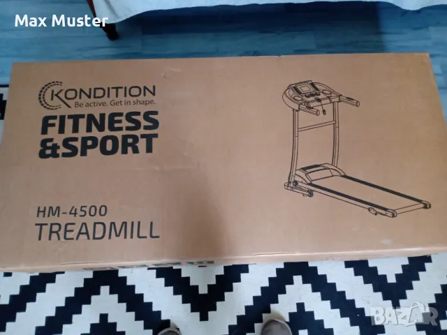 Пътека за бягане Kondition HM-4500, снимка 5 - Фитнес уреди - 47820916