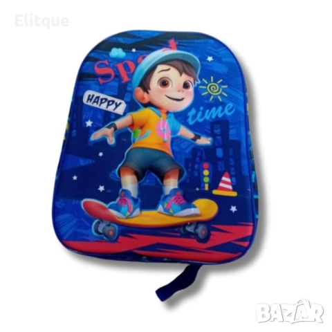 Ученическа раница  с 3D принт и LED светлини, снимка 13 - Раници - 52852539