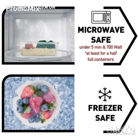 Комплект от 3 броя стъклени кутии с капак Kitchen Club clasdosen set Стъклени контейнери, снимка 8 - Кутии за съхранение - 50614852