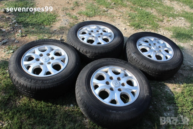 лети джанти с гуми за Хюндай Х1 Hyundai H1 след 2008 6х139.7 6.5J ET56 централен 92.5 гуми 215 70 16