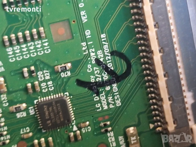 T-CON BOARD 6870C-0442B for 32inc DISPLAY VES315WNDL-01 for TELEFUNKEN T32TX182DLB, снимка 2 - Части и Платки - 50791423