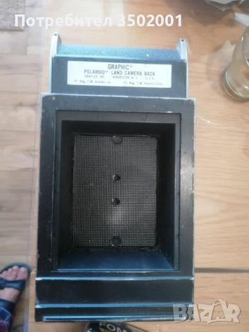 graflex graphic polaroid land camera back, снимка 2 - Фотоапарати - 51491766