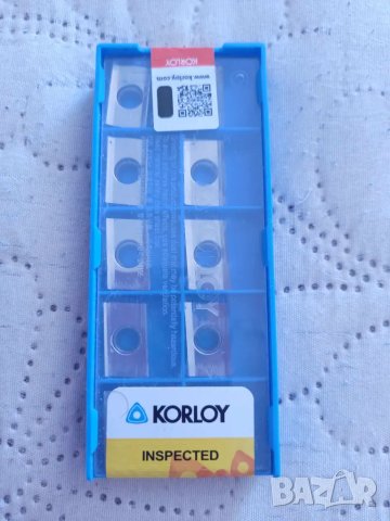 10 броя стругарски пластини Korloy APMT1604 MA H01 фрезови, снимка 1