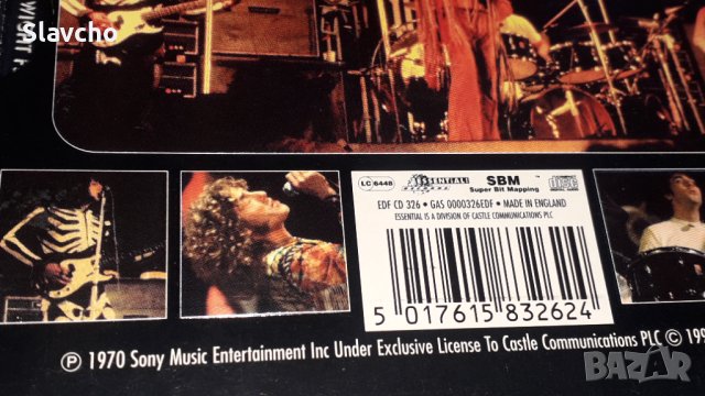 Компакт диск двоен на група - the WHO/Live From Isle Of Wight/ 1970, снимка 12 - CD дискове - 40369790