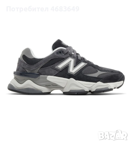 New Balance 9060 Dark Grey, снимка 5 - Спортни обувки - 52802392