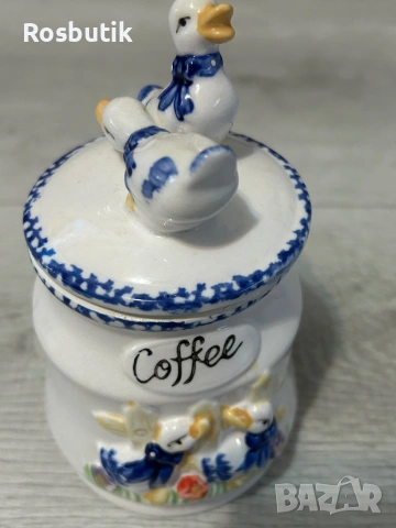 Старинни порцеланови бурканчета за чай и кафе , снимка 3 - Сервизи - 53347635