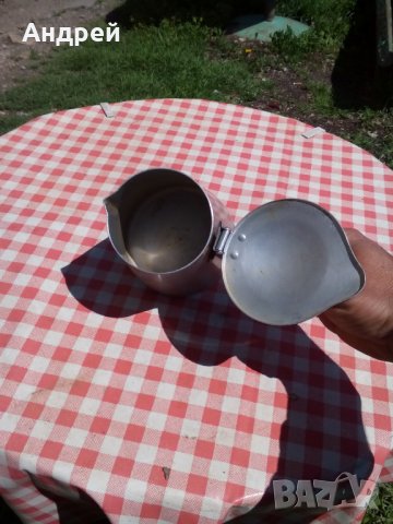 Стара алуминиева кана,джезве, снимка 5 - Други ценни предмети - 28662958