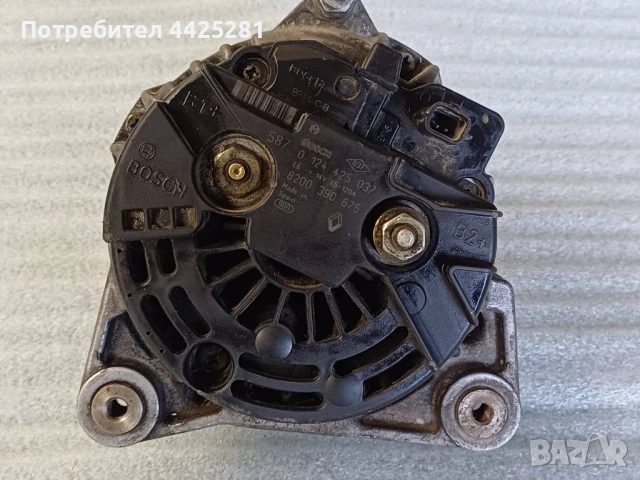 алтернатор Renault 2006-2016 г. bosch 120А #1000V ., снимка 5 - Части - 51330254