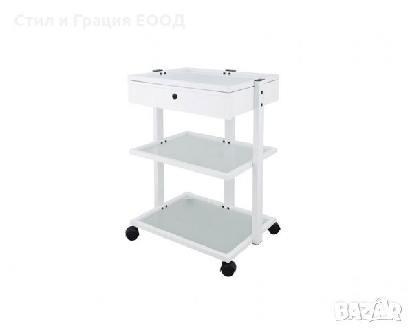 Количка за естетика Facile+ 60 x 46,5 x80,5 см, снимка 1 - Педикюр и маникюр - 28271486