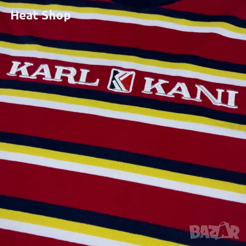 Мъжка тениска Karl Kani Retro Stripe Embroidery Logo T-Shirt, снимка 2 - Тениски - 50402957