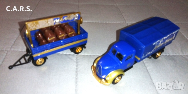 Метални камиони с ремарке Mercedez Benz Actros, MAN...., снимка 14 - Колекции - 52255717