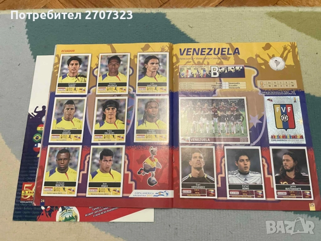 Албум Панини Копа Америка 2011 - изцяло попълнен + ъпдейт, снимка 3 - Списания и комикси - 51473987
