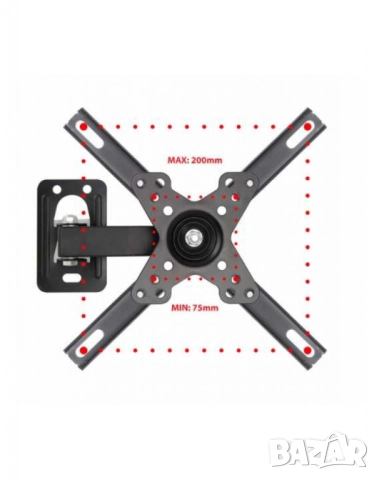 Стойка за телевизор 12"-50", 200*200мм., 20 кг., снимка 6 - Други стоки за дома - 51948598
