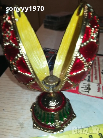 ФАБЕРЖЕ-ЯЙЦЕ МЕД/МЕСИНГ 3108251912, снимка 15 - Антикварни и старинни предмети - 51554498