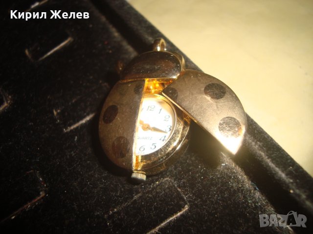 ПОЗЛАТЕНА БРОНЗОВА КАЛИНКА - ЧАСОВНИК АРТ МЕДАЛЬОН МНОГО КРАСИВ 21911, снимка 2 - Дамски - 32776885