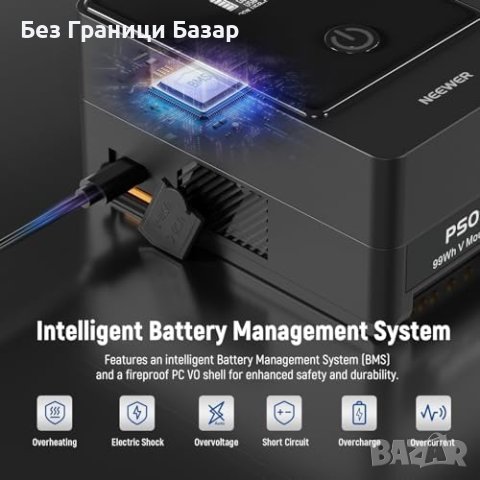 Нов NEEWER  Бързо Зареждане Множество Портове Мини Батерия За Видео Камера, снимка 8 - Чанти, стативи, аксесоари - 43194064