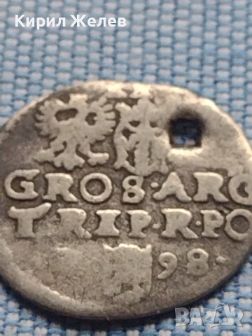 Сребърна монета 3 Гроша 1598г. Сигизмунд трети ПОЛША 13793, снимка 9 - Нумизматика и бонистика - 42968306