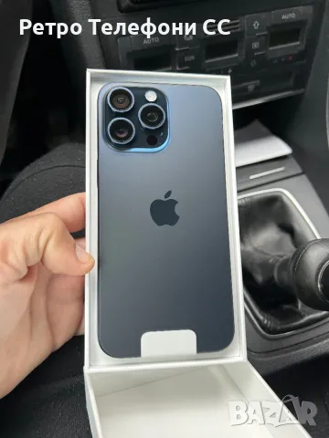Iphone 15 Pro Max  Айфон Blue Titanium, снимка 3 - Apple iPhone - 48448008