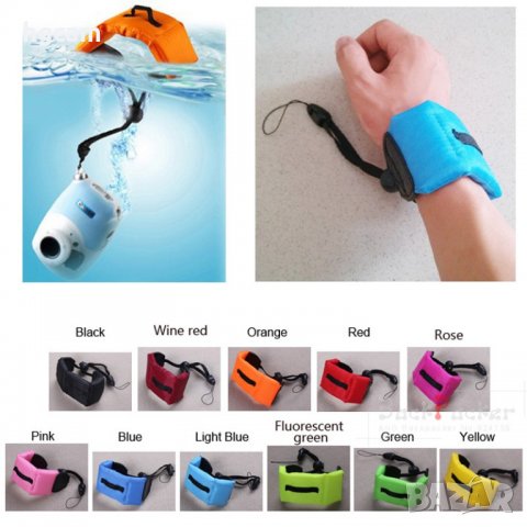Непотъваща стойка за ръка/обезопасителна плувка за камери, телефони, снимка 3 - Чанти, стативи, аксесоари - 27775946