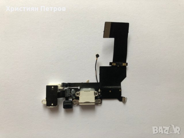 Лентов кабел + захранване + микрофон + стерео жак за iPhone SE, снимка 1 - Резервни части за телефони - 26923074