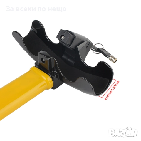 Бастун за заключване на волан PA1201 – надеждна механична защита, снимка 2 - Аксесоари и консумативи - 52330809