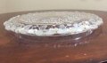 Walter Glas- Кристално ново плато,голяма релефна чиния 34 см диаметър , снимка 9