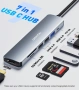 Мултифункционален USB-C Адаптер 3-в-1 UANTIN – 4K HDMI, USB 3.0 и 100W PD Зареждане, снимка 7