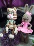Котенце Мурзилка, Плетена играчка, Ръчно изработена, Перфектен подарък, снимка 13
