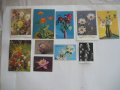 Пощенски картички с цветя и животни., снимка 5