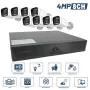 Комплект 8 броя POE 4MP 4K H.265+ Камери с NVR, снимка 1