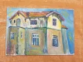 Картина стара къща, снимка 1