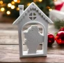 Молд къщичка с дядо Коледа 13,6 см, снимка 6