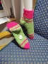 Ръчно плетени дамски чорапи от вълна, размер 39, снимка 2