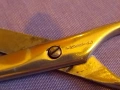 Metal iron sewing scissors vintage 30 s Germany 7.74 inch- 20 cm ножица Trusetal, снимка 6