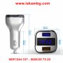 LED USB зарядно за кола + волтметър за акумулатора - код EC5, снимка 4