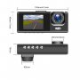 Видеорегистратор Automat, 2 камери, 12V-24V, HD, 32GB, Черен, снимка 6