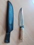 Ловен нож АиР Златоуст Селигер,карелска бреза , снимка 2