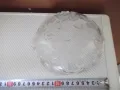 Чиния стъклена с флорални мотиви за ядки , плодове и други, снимка 5