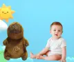 Дишаща Капибара - успокояваща бебешка играчка със светлина и звук, снимка 4