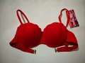 Нов червен бански горнище M размер 38 чашка мида , снимка 2