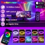 RGB+IC неон лента 10 м , водоустойчива, музикален синхрон, chase ефекти, приложение, снимка 4